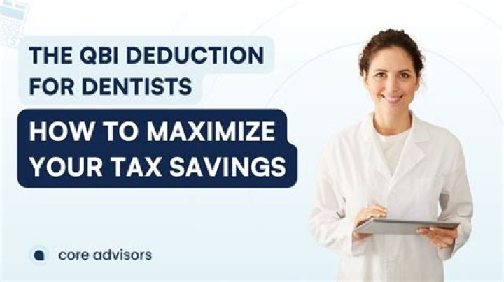 Do dentists qualify for Qbi?