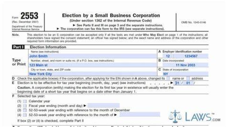 Does spouse need to sign form 2553?