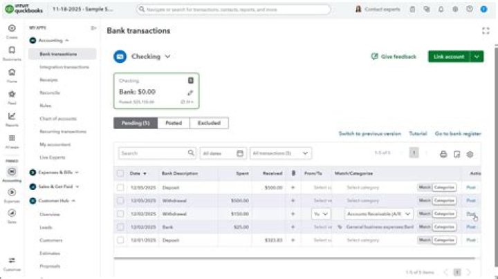 How do I categorize a bounced check in QuickBooks?