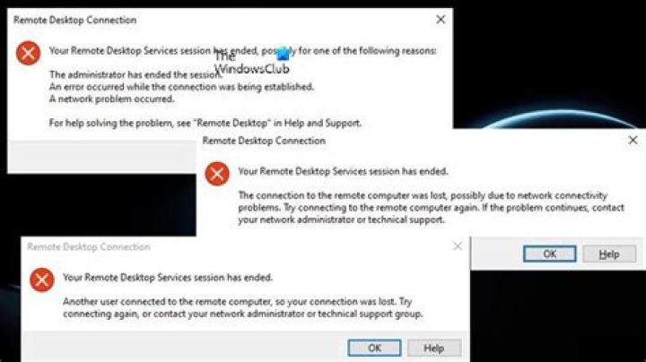 How do I fix a disconnected remote session?