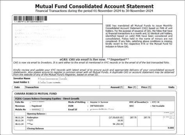 How do I get a tax proof mutual fund statement?