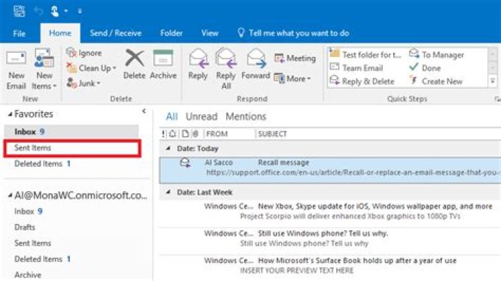How do I retrieve a sent email wrongly?