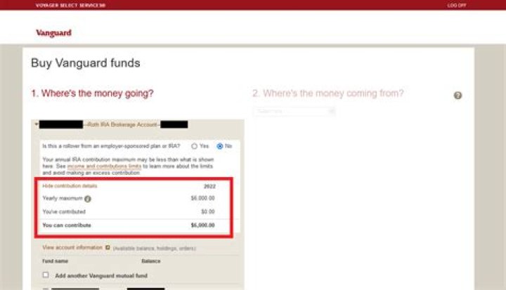 How do I stop a vanguard contribution?