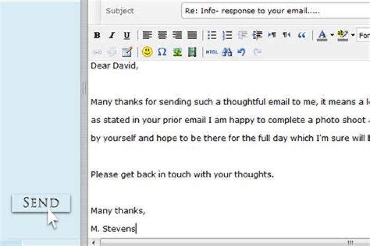 How do I write an email for a waiting response?
