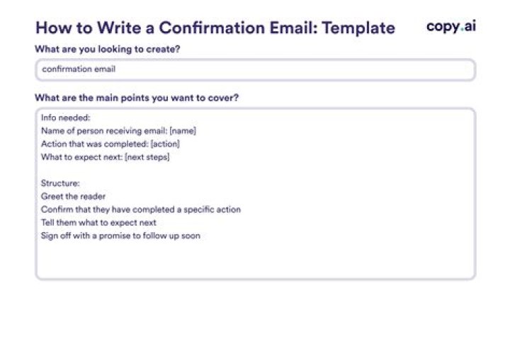 How do you reply to a confirmation message?
