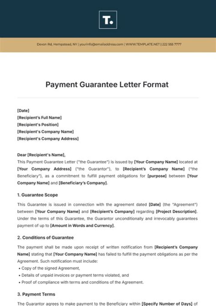 How is a guaranteed payment reported?