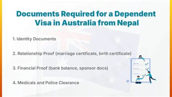 What are the documents required for dependent visa?