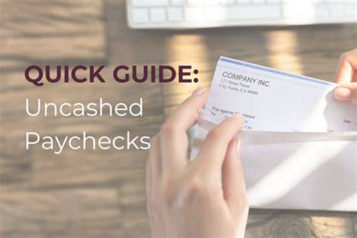 What do I do with uncashed payroll checks?