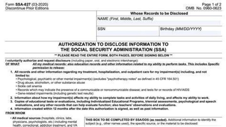 What does SSA-827 mean?