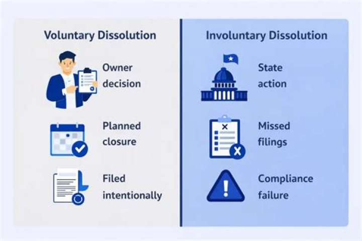What does voluntary dissolution mean?