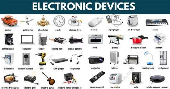 What is electronic equipment examples?