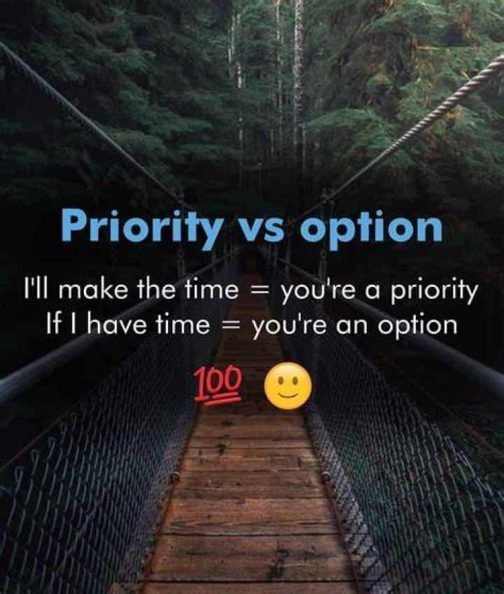 What is the difference between option and priority?