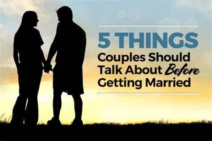 What should couples consider before getting married?