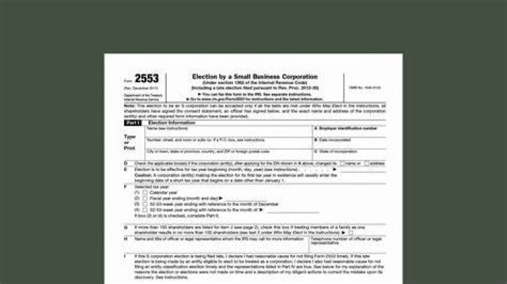 When do I need to file Form 2553?