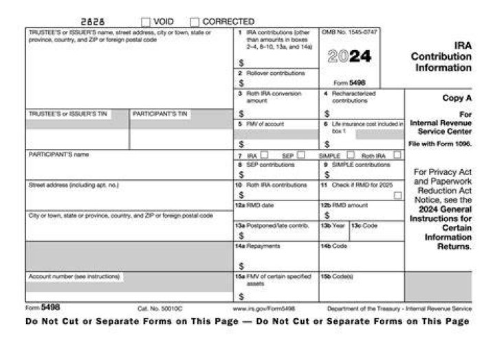 When should I expect form 5498?